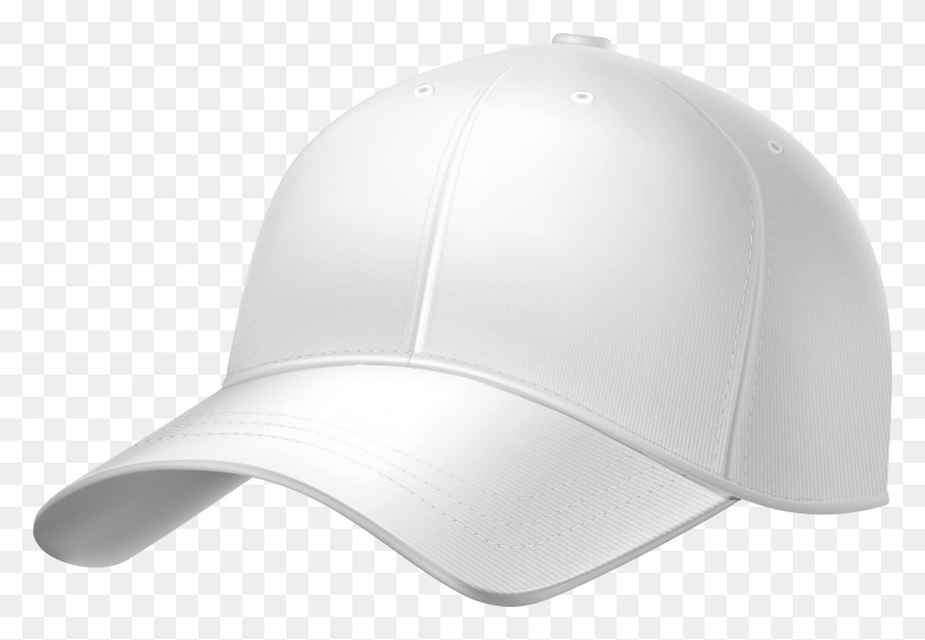 6060x4051 White Plain Baseball Cap Clipart White Baseball Cap, Clothing, Apparel, Cap HD PNG Download