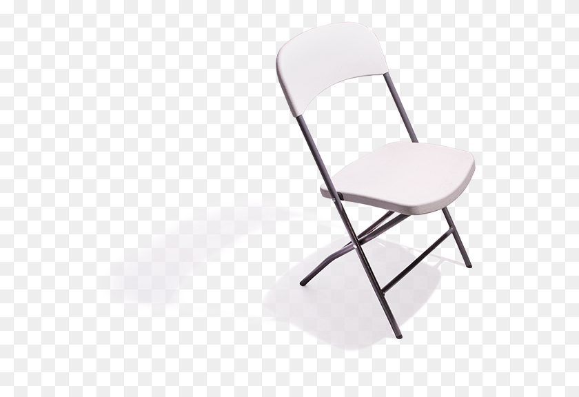 558x516 White Plastic Folding Chairs Folding Chair, Furniture, Armchair, Tabletop HD PNG Download
