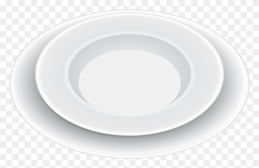 4403x2749 White Plates Clipart Plate, Dish, Meal, Food HD PNG Download