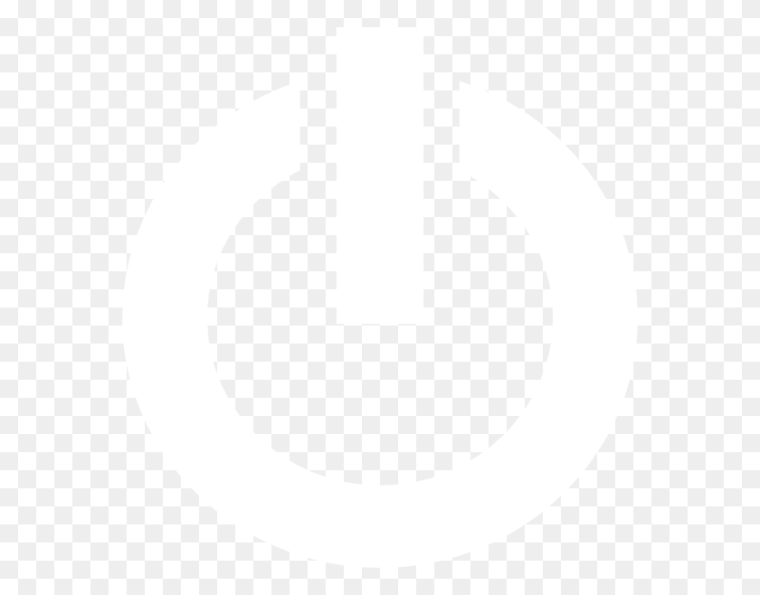 570x598 White Power Symbol For Computer Svg Clip Arts 570 X, Texture, White Board, Text HD PNG Download