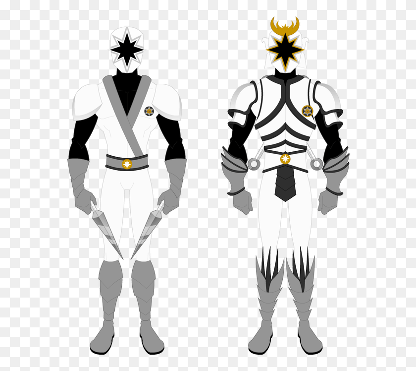 576x688 White Ranger Normal And Illustration, Person, Human, Stencil HD PNG Download
