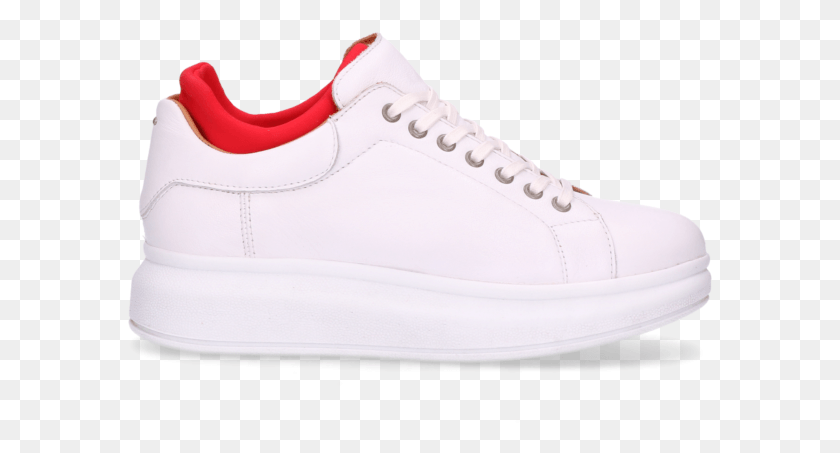 587x393 Blanco Rojo 1901 1 Zapato De Skate, Calzado, Ropa, Vestimenta Hd Png