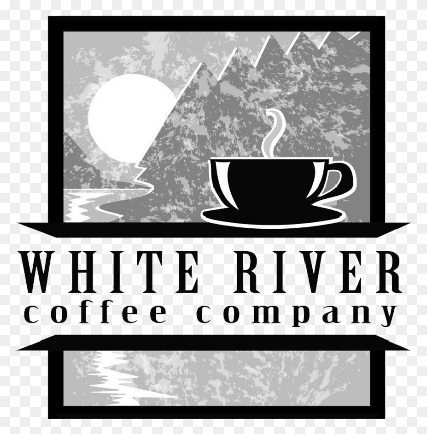 848x864 White River Coffee Co, Taza De Café, Platillo Hd Png