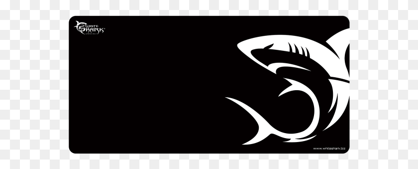 566x279 White Shark Mouse Pad 1375x675cm Tmp Mousepad, Symbol, Label, Text HD PNG Download