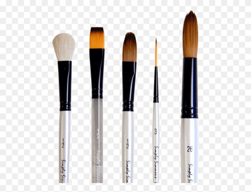 494x583 White Shinny Handle Brush Free Watercolour Paint Brush Transparent, Tool HD PNG Download