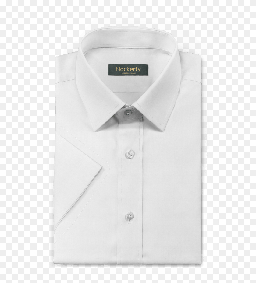 598x870 Белая Рубашка С Короткими Рукавами Из 100 Хлопка, Одежда, Одежда, Классическая Рубашка Png Скачать