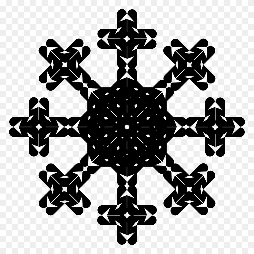 2400x2400 White Snowflake Clipart Clip Art, Gray, World Of Warcraft HD PNG Download