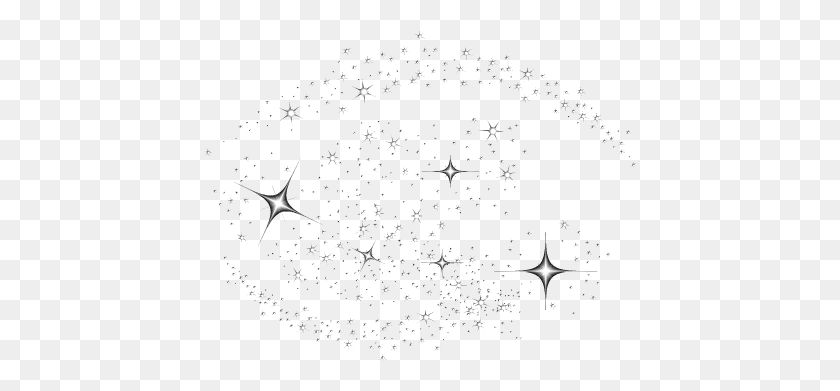 432x331 Белая Звезда Линии Искусства, Природа, На Открытом Воздухе, Космическое Пространство Hd Png Скачать