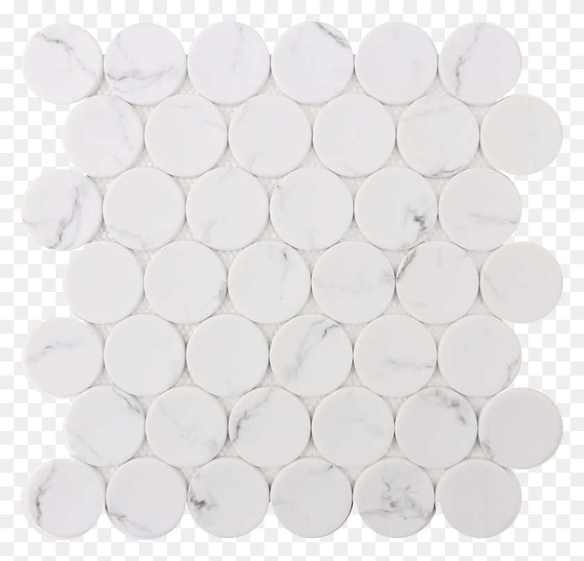 2048x1963 White Statuary Dots Circle, Rug, Pattern HD PNG Download
