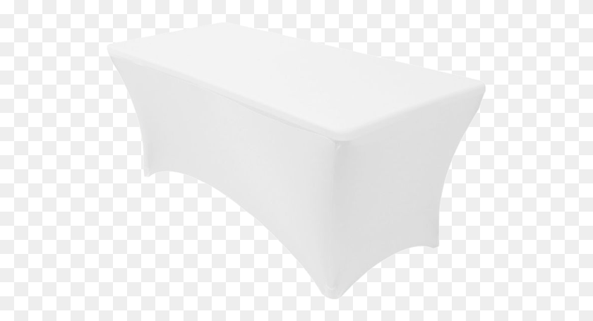 539x395 White Stretchable Table Cloth Coffee Table, Furniture, Coffee Table, Box Descargar Hd Png