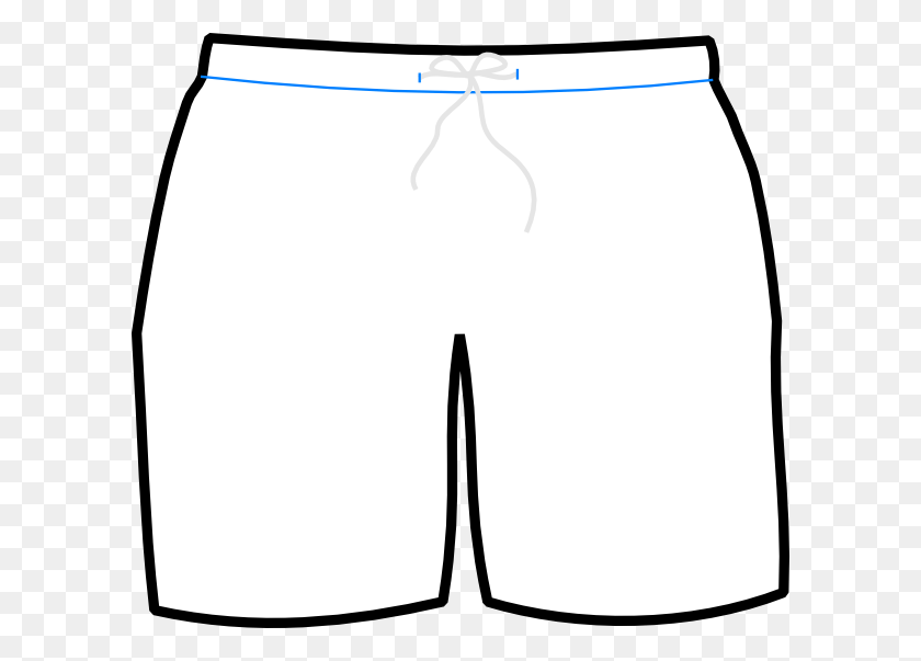 600x543 White Swim Shorts Template, Clothing, Apparel, Skirt HD PNG Download