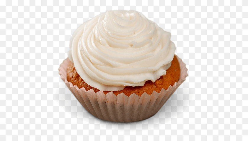 477x419 White Swirl Cupcake, Cream, Cake, Dessert HD PNG Download