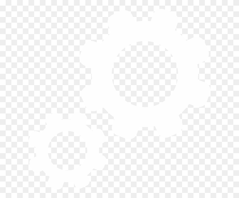 641x638 Белый Логотип Мишени Монохромный, Машина, Шестерни Hd Png Скачать