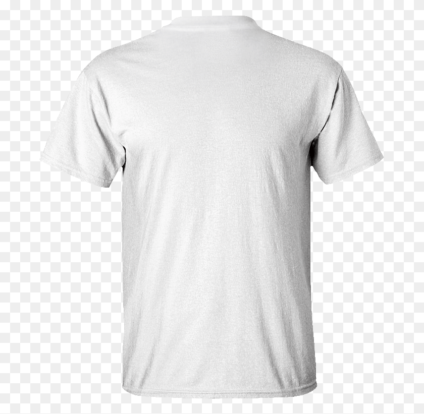 683x761 White Tees 1 Back White Half Sleeve T Shirt, Clothing, Apparel, T-shirt HD PNG Download