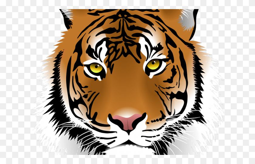 640x480 White Tiger Clipart Harimau Tiger Face, Wildlife, Mammal, Animal HD PNG Download