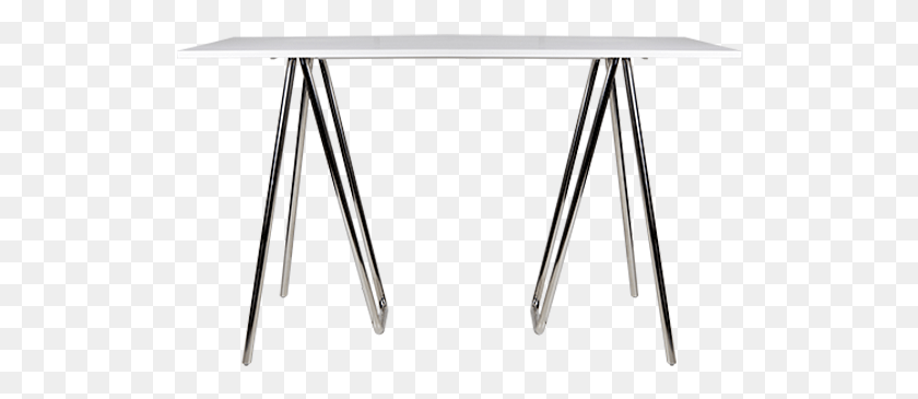 518x305 White Top Chrome Legs, Furniture, Table, Electronics HD PNG Download
