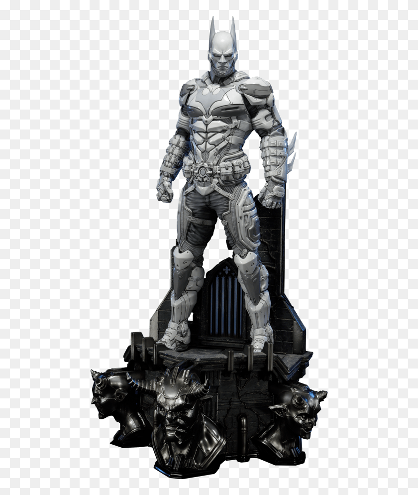 480x934 Descargar Png Versión Blanca Estatua Prime 1 Studio Batman Más Allá De La Versión Blanca, Casco, Ropa, Vestimenta Hd Png