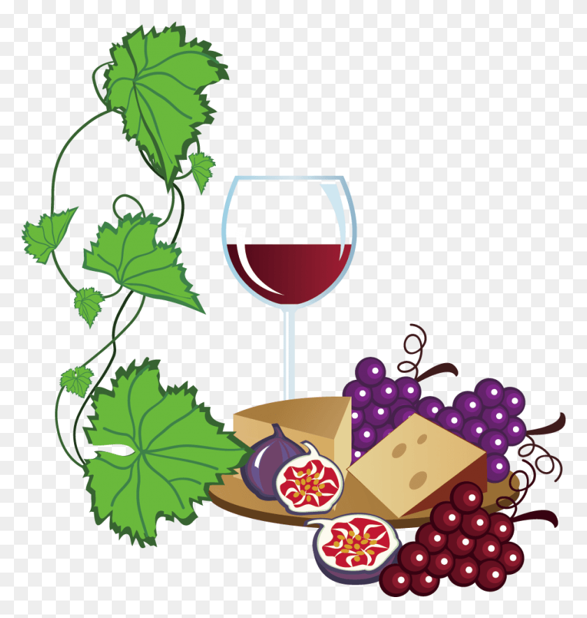 945x1000 White Wine Common Grape Free Content Clip Clip Art Wine And Cheese, Glass, Alcohol, Beverage HD PNG Download