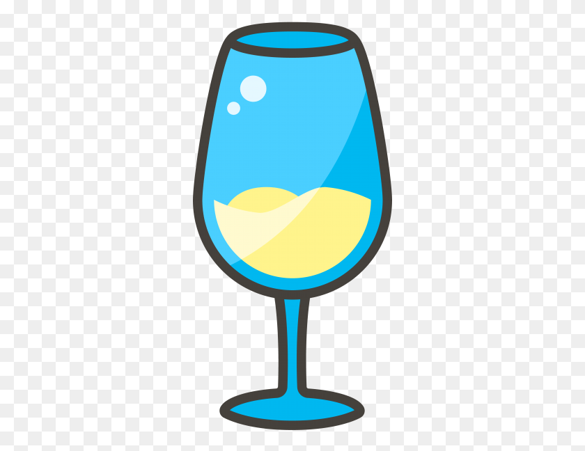 287x588 White Wine Glass Emoji Icon Gelas, Glass, Lamp, Symbol HD PNG Download