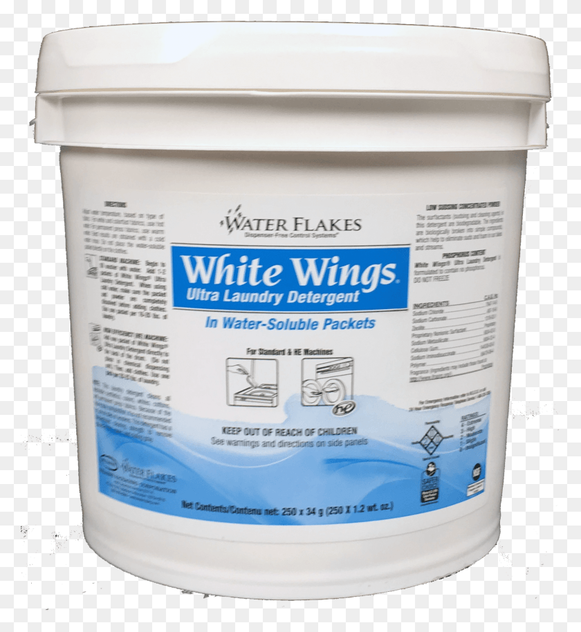 1605x1759 White Wings Port Ld Plastic, Box, Paint Container, Bucket HD PNG Download