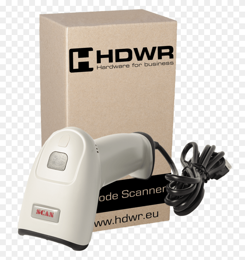 1063x1133 White Wired Code Reader 1d 2d Hd610 Stationrer Qr Scanner, Adapter, Appliance, Blow Dryer HD PNG Download