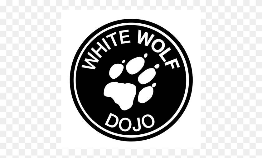 449x448 Белый Волк Додзё Круг, Этикетка, Текст, Логотип Hd Png Скачать