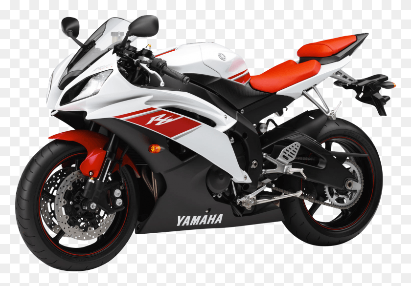 1539x1038 White Yamaha Yzf R6 Sport Motorcycle Bike Image Yamaha Bike, Vehicle, Transportation, Wheel HD PNG Download