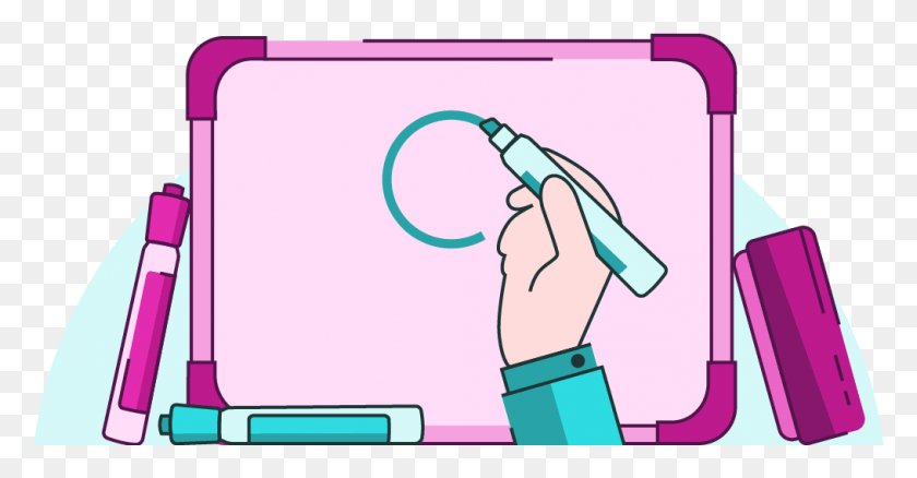 1015x492 Whiteboard Presentations Aren39t All Visual Whiteboard Cartoon, Injection, White Board, Spray Can HD PNG Download