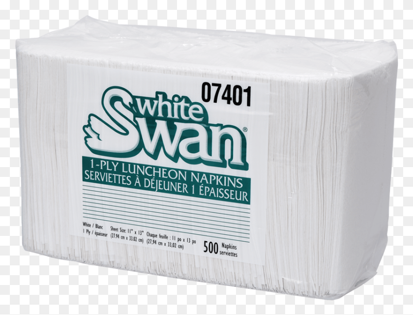 831x620 Whiteswan Luncheon Napk White Swan Paper Towel, Box, Paper Towel, Tissue HD PNG Download