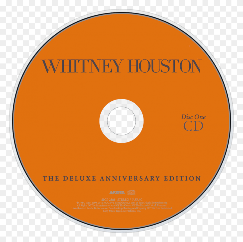 1000x1000 Whitney Houston Whitney Houston Cd Disc Image Cd, Disk, Dvd HD PNG Download