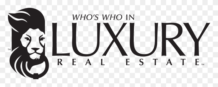 1024x361 Who In Luxury Real Estate Who39s Who In Luxury Real Estate Logo, Text, Alphabet, Word HD PNG Download