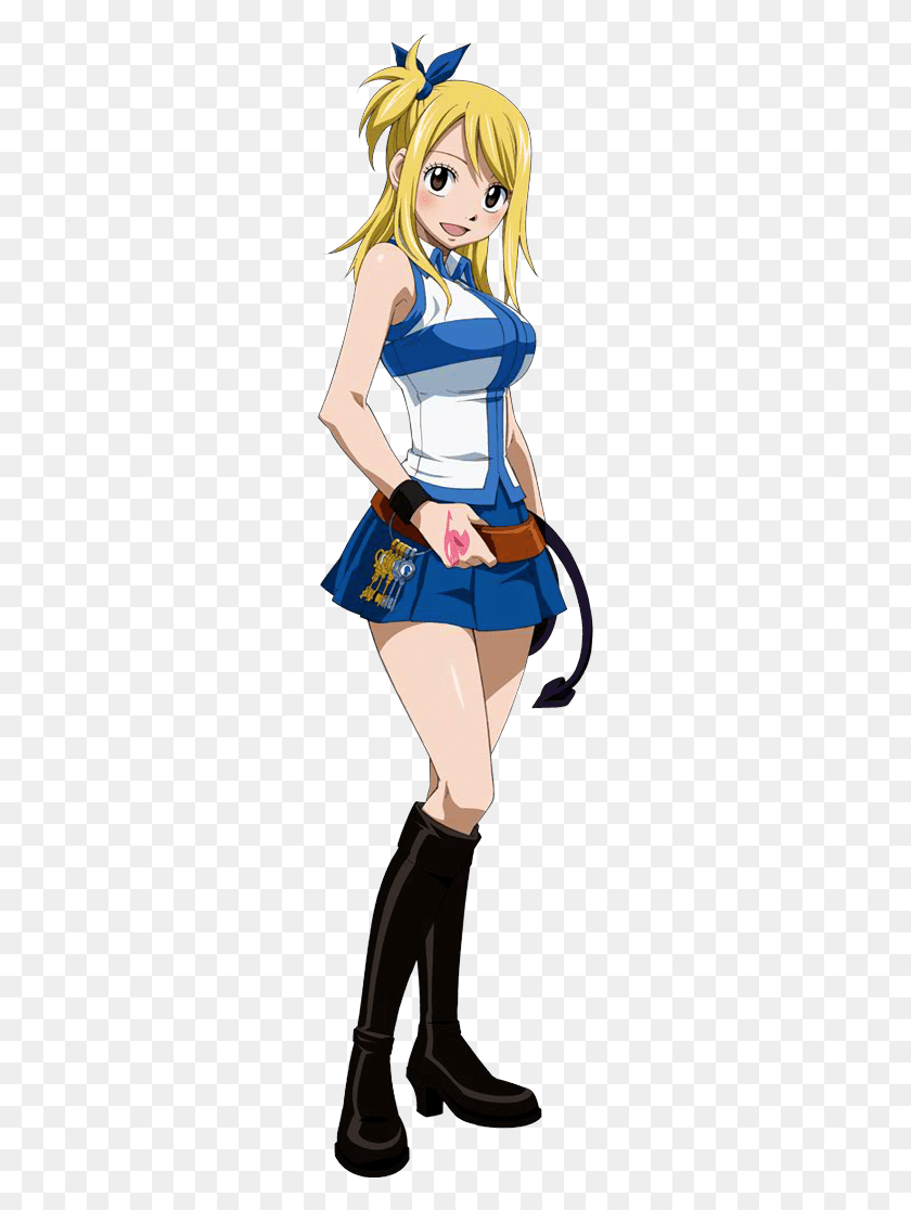 255x1056 Who Is Your Waifu Lucy Fairy Tail Anime, Clothing, Apparel, Manga Descargar Hd Png