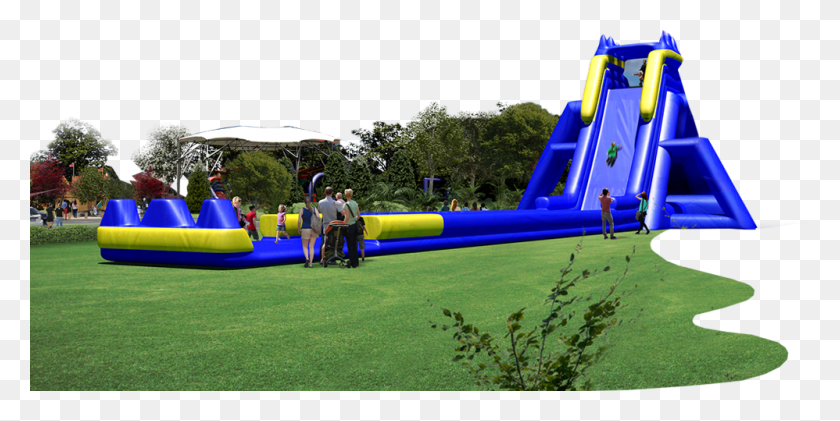 998x463 Whoa Studios Obstacle Course Inflatable, Person, Human, Slide HD PNG Download