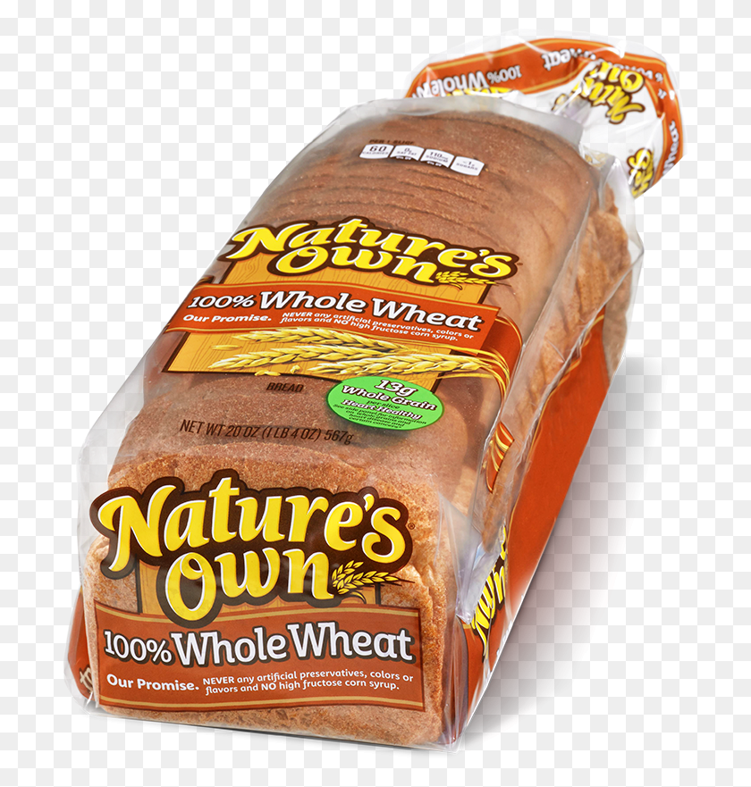 701x821 Whole Wheat Flou Nature39s Own Wheat Bread, Food, Plant, Bread Loaf HD PNG Download