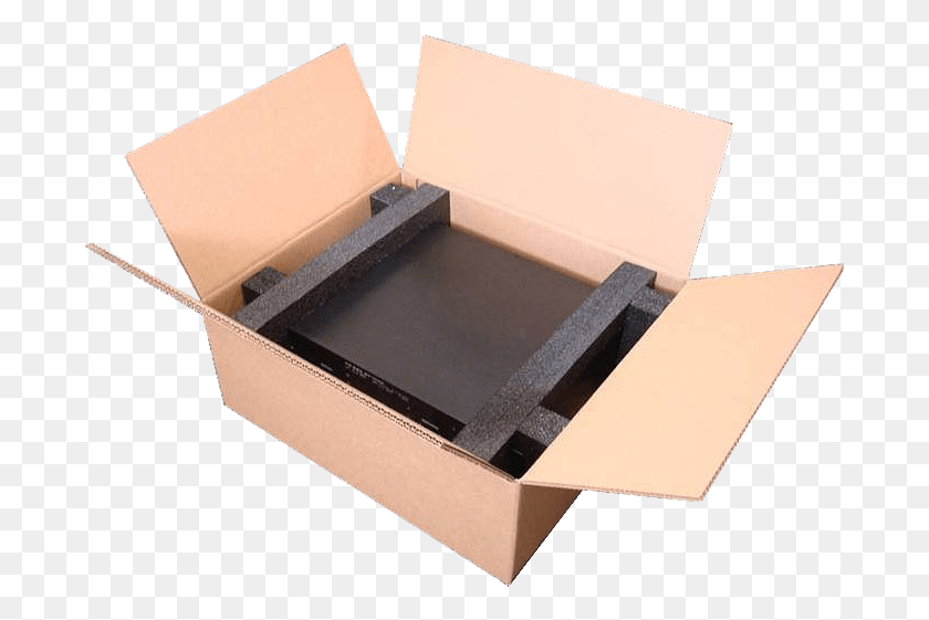 687x501 Wholesale Corrugated Boxes In Kelowna B Make A Cardboard Box For Shipping, Box, Furniture, Cardboard HD PNG Download