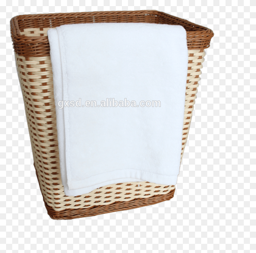 865x855 Wholesales Handicraft Laundry Basket Plastic Pe Rattan01 Wicker, Basket, Rug HD PNG Download