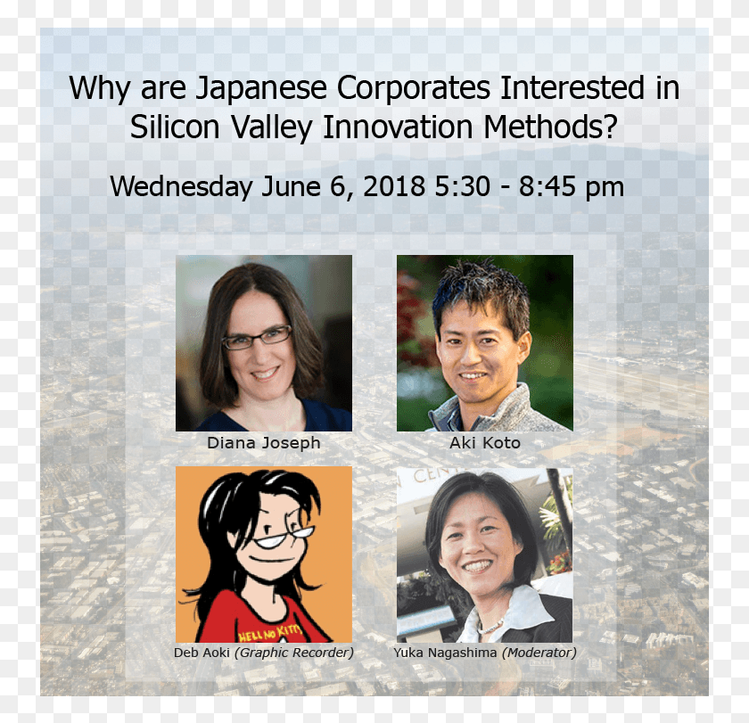751x751 Why Are Japanese Corporates Interested In Silicon Valley, Person, Head, Collage HD PNG Download