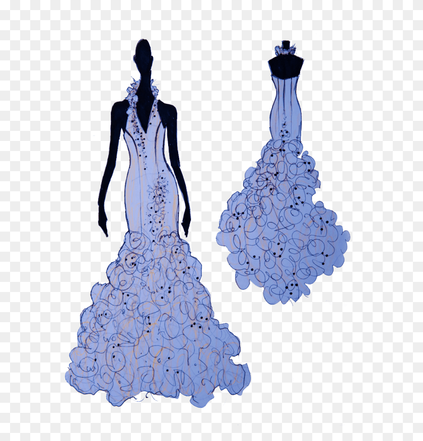 586x816 Why Customize My Wedding Dress Illustration, Female, Person, Human HD PNG Download
