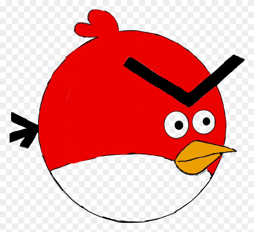 1679x1526 Why Isn T He Looks Angry Angrybirds Drawing Redbird, Clothing, Apparel, Swimwear HD PNG Download