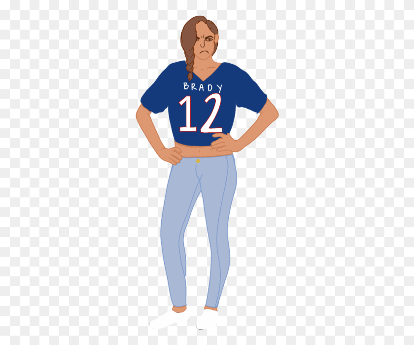 294x639 Why You Shouldn39t Hate The Patriots Illustration, Clothing, Person, Female HD PNG Download