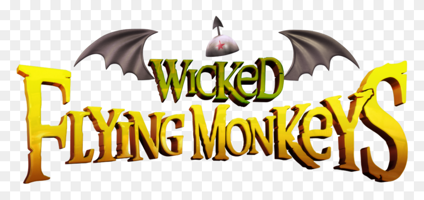 1258x545 Wicked Flying Monkeys Cartoon, Text, Symbol, Word HD PNG Download