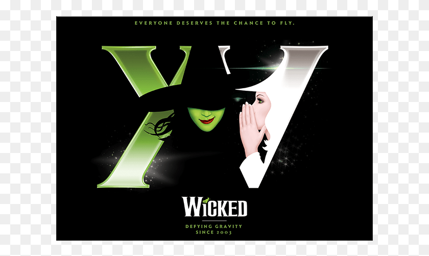 621x442 Wicked Musical 15th Anniversary, Poster, Advertisement, Flyer HD PNG Download