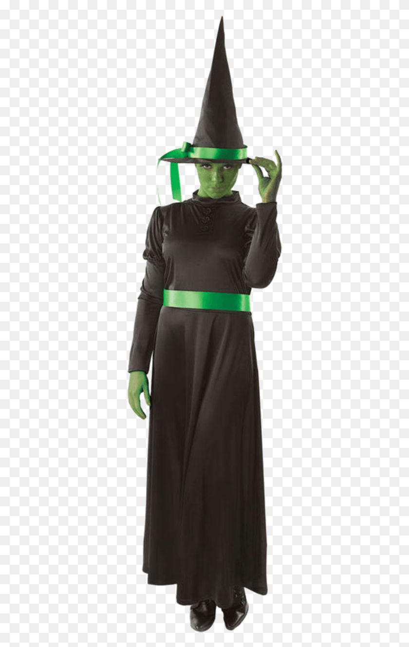 320x1269 Wicked Witch Outfit Halloween Costume, Person, Human, Clothing HD PNG Download