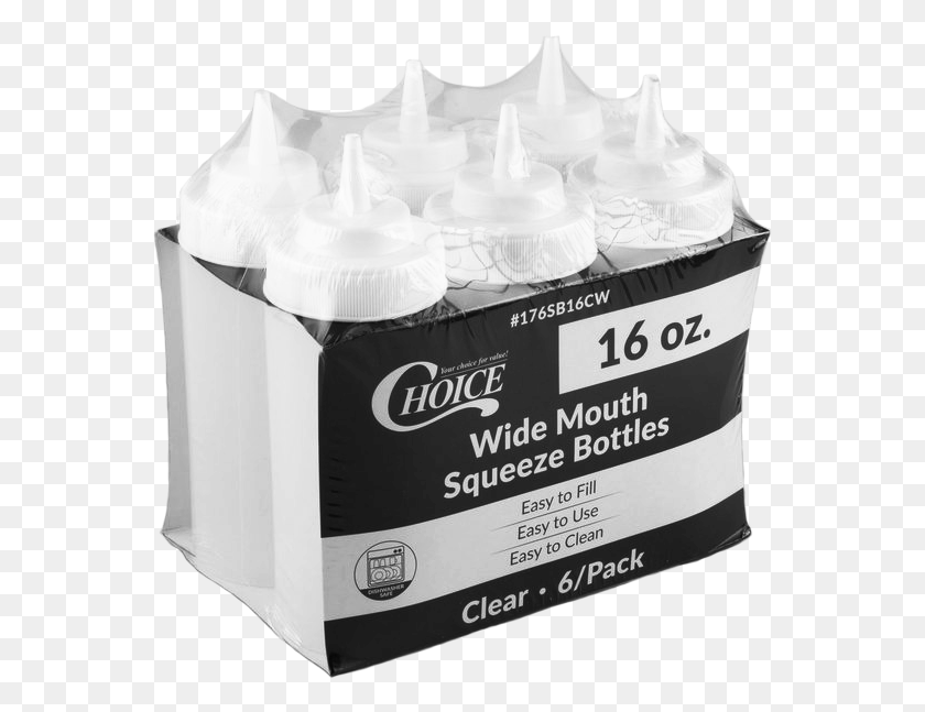 564x587 Wide Mouth Squeeze Bottles 6 Pack 16 Oz Tissue Paper, Towel, Birthday Cake, Cake HD PNG Download