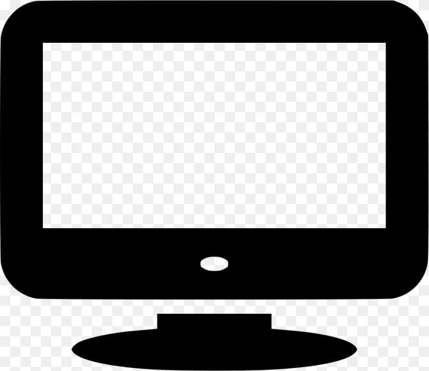 981x850 Widescreen Tv Icon Hardware, Computer Hardware, Screen, Electronics Transparent PNG