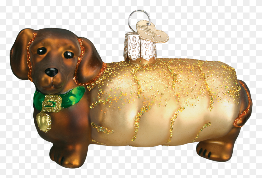 1112x726 Wiener Dog Ornament Dachshund Christmas Ornament, Accessories, Accessory, Person HD PNG Download