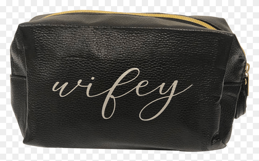 2059x1227 Wifey Leather Makeup Bag Messenger Bag, Text, Handwriting, Calligraphy HD PNG Download