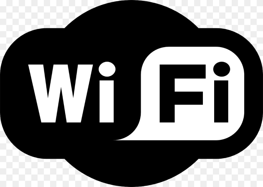 Wifi, Stencil, Logo Sticker PNG