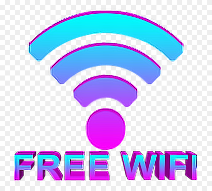 747x699 Wifi Freewifi Vapor Vaporwave Gif Transparent Background Free Wifi, Graphics, Outdoors HD PNG Download