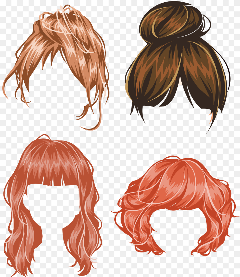 5980x6903 Wig, Adult, Female, Person, Woman Sticker PNG